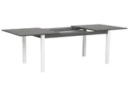 Ausziehbarer Gartentisch PANCOLE 168/248 cm 100 cm Metall Grau_738996