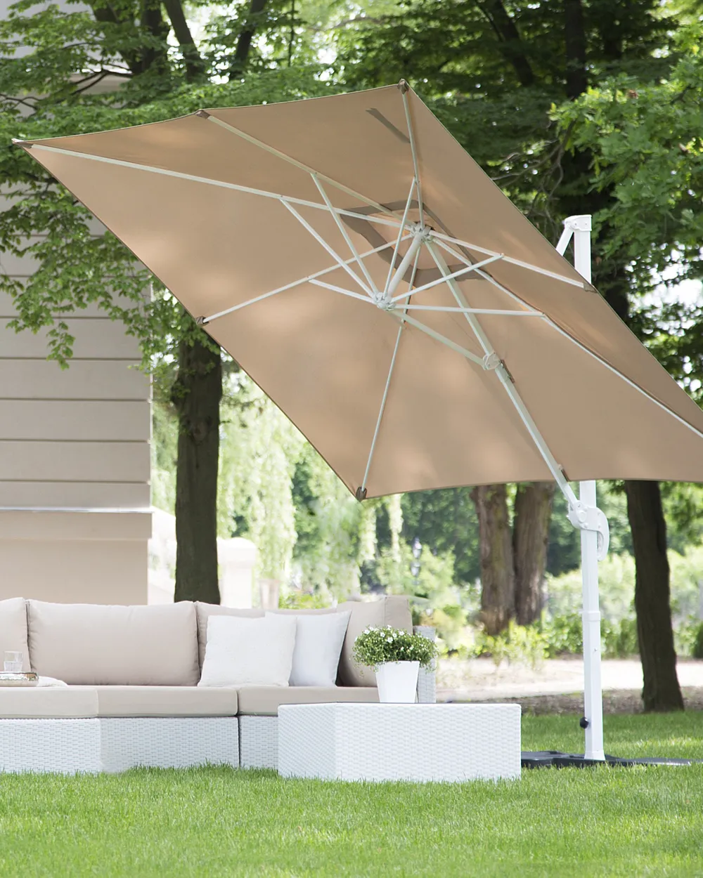 Ampelschirm 250 cm MONZA Dunkelbeige_699640