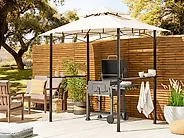 Pavillon NARO 240 cm x 148 cm Metall Beige_1182413