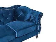 Sofa 2 Seater SKIEN Velvet Navy Blue_1171085