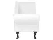 Rechtsseitige Chaiselongue LATTES Kunstleder Weiß_697380