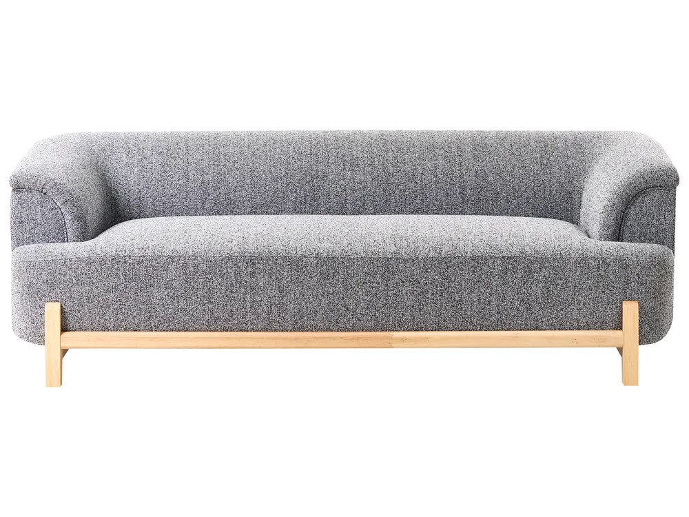 Sofa 3-Sitzer ALNOR Stoff Dunkelgrau_1010754