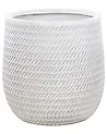 Blumenkübel LIVADIA 39 cm Cremeweiß