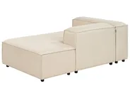 Linksseitige Chaiselongue ARDAL Stoff Beige_947788