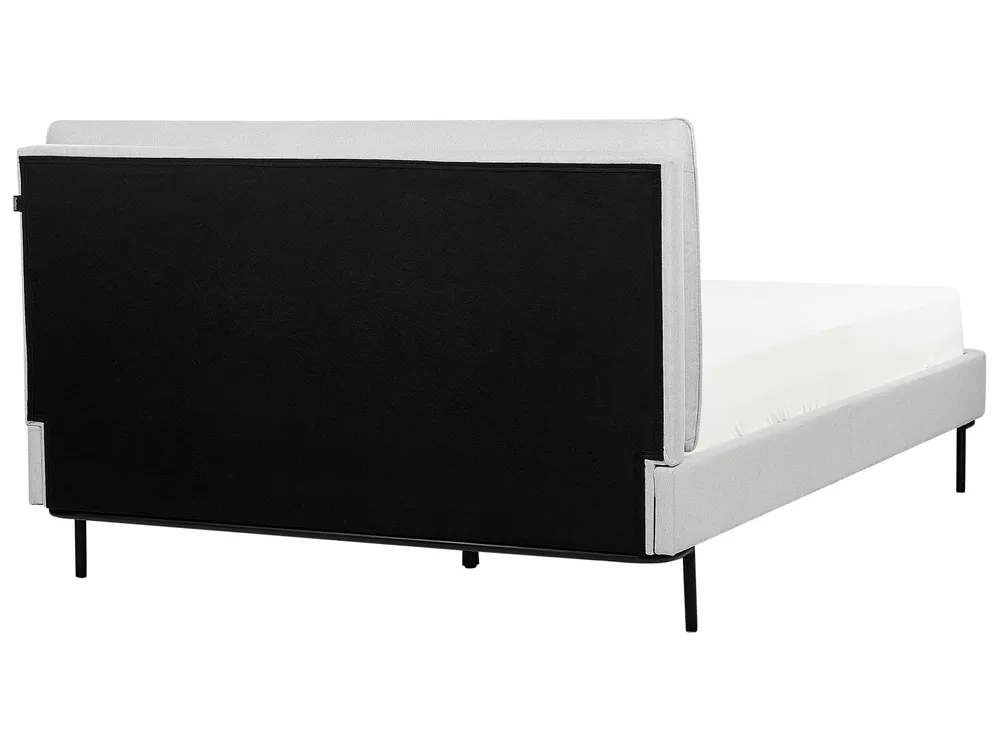Krevet Tkanina CORIO 140 x 200 cm svijetlosivi_903179