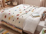 Kuscheldecke MORENA Baumwolle 130 x 180 cm Bunt_1079112