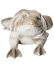 Garden Figurine CARAPELLE Frog Beige_1055073