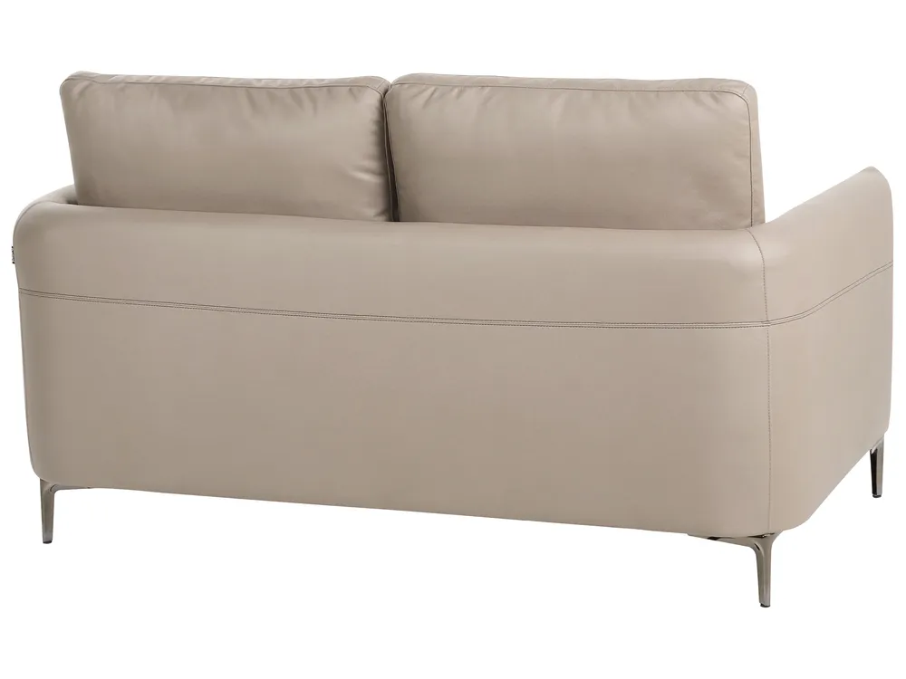 Living Room Set 6 Seater CILENS Fabric Taupe_1120653