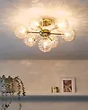Deckenlampe ANADYR Glas Beige