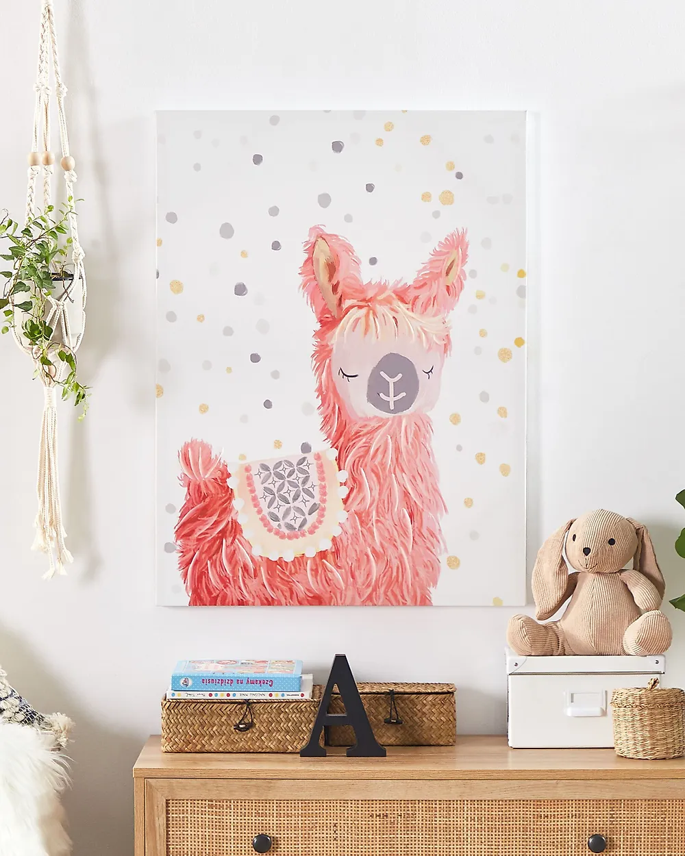 Canvas AFASSA 60 x 80 cm Tiermotiv Rosa_1178239