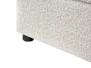 Bett mit Stauraum MASSOGNES Bouclé Cremeweiß 140 x 200 cm_1030360