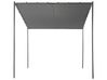 Pavillon VIMINO 282 cm 294 cm Metall Dunkelgrau