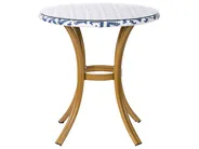 Gartenmöbel Set 4-Sitzer RIFREDDO Polyrattan Blau_798874