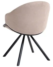 Esszimmerstuhl 2er Set MYSTIC Stoff Taupe_1107838