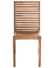 Gartenmöbel Set 8-Sitzer OMBRIANO zertifiziertes Akazienholz Hellbraun_958945