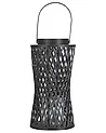 Lantern MACTAN 38 cm Bamboo Black
