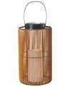 Lantaarn op zonne-energie MACHILI 53 cm Bruin