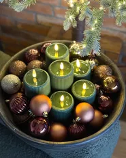 Weihnachtskugel 60er Set ISOJARVI Braun_1039509
