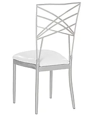 Set of 2 Dining Chairs GIRARD Metal Silver_782825
