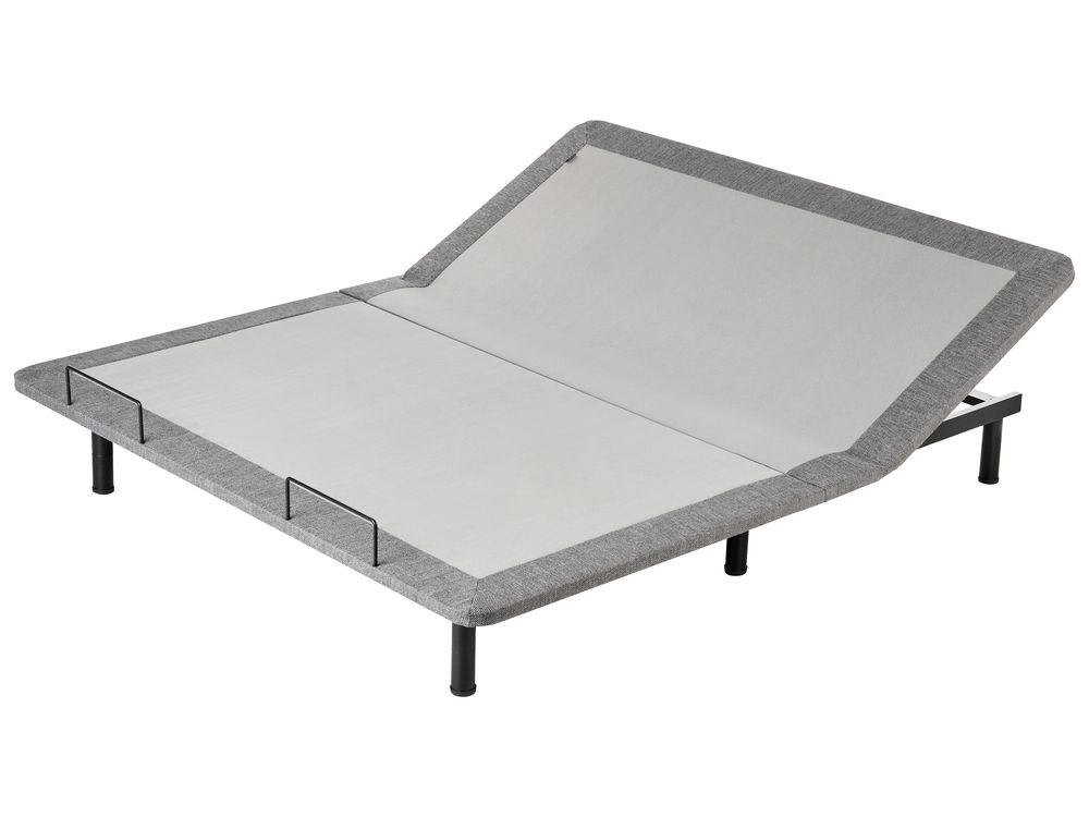 Električno podesiva podloga za krevet BRUNOY 180 x 200 cm Sivi