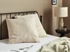Dekokissen 2er Set LEUZEA 60 x 60 cm Bouclé Beige Ohne Muster