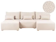 Modular U-Shape Sofa NERBO Boucle Beige_1034719