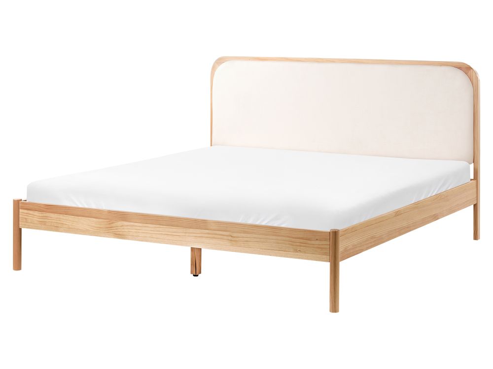 Bed Dennenhout DOSCHES 160 x 200 cm Lichtbruin