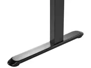 Schreibtisch elektrisch höhenverstellbar KENLY 120 cm 60 cm mit USB-Anschluss Dunkelbraun_840248