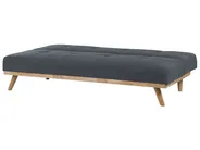 Sofa Bed 3 Seater FROYA Fabric Dark Grey_722473