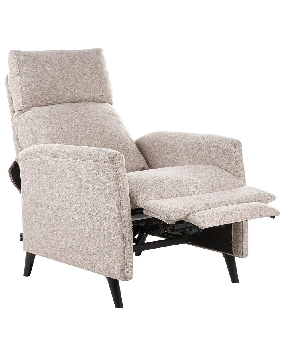 Fernsehsessel SELVIK mit Fußstütze Stoff Beige
