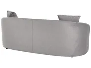 Sofa AMAL mit Ottomane Stoff Grau_1149723