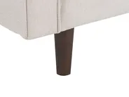 Sofa 2-Sitzer NURMO Stoff Hellbeige_896144