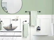 Badezimmerhalter Set 6-teilig ZARUMA mit Handtuchstangen und -haken Schwarz_989462