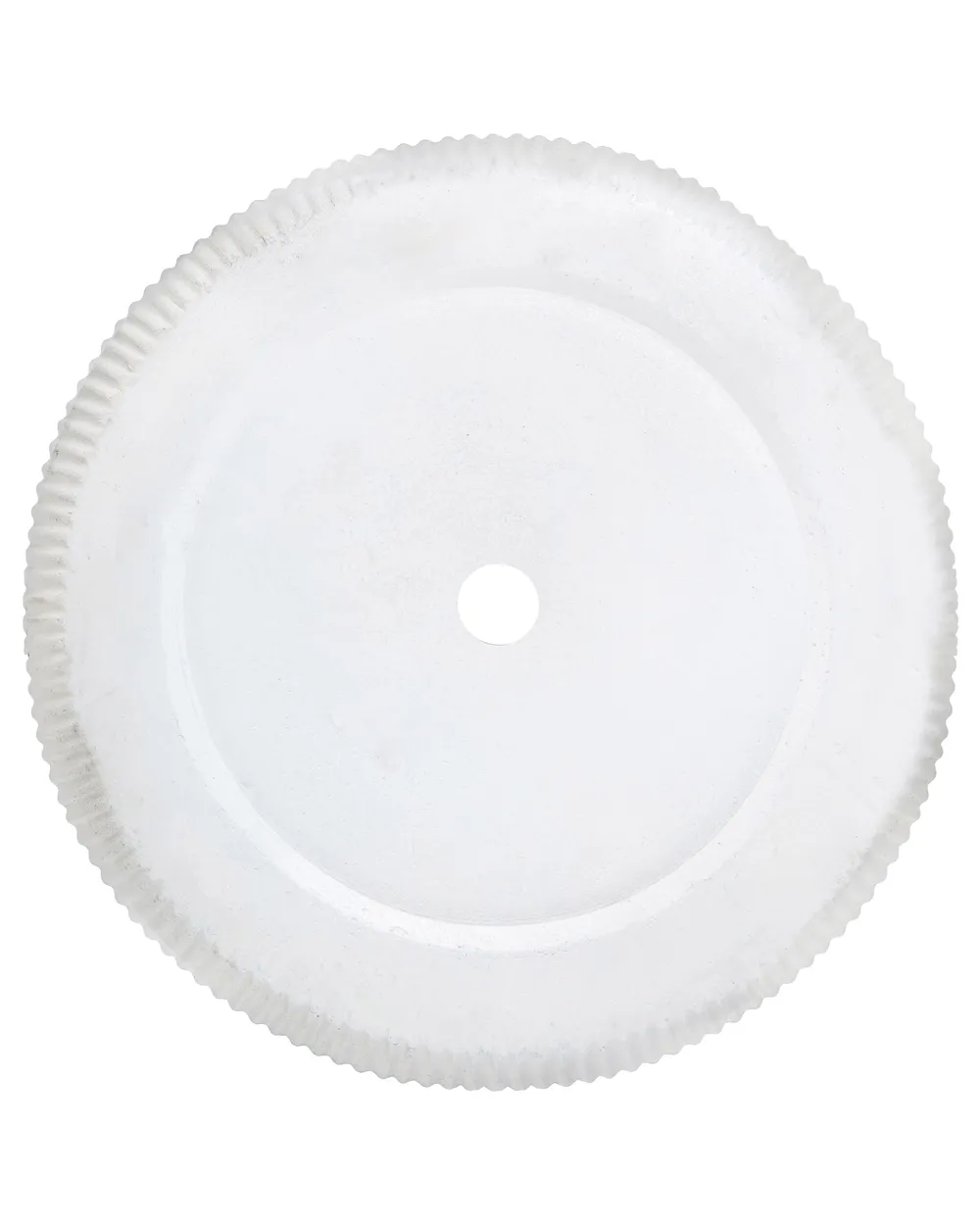 Blumenkübel OREOI 45 cm Cremeweiß_872062