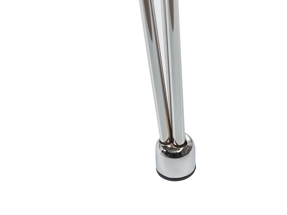 Esstisch WINSTON Silber 120 cm 70 cm Sicherheitsglas_821730