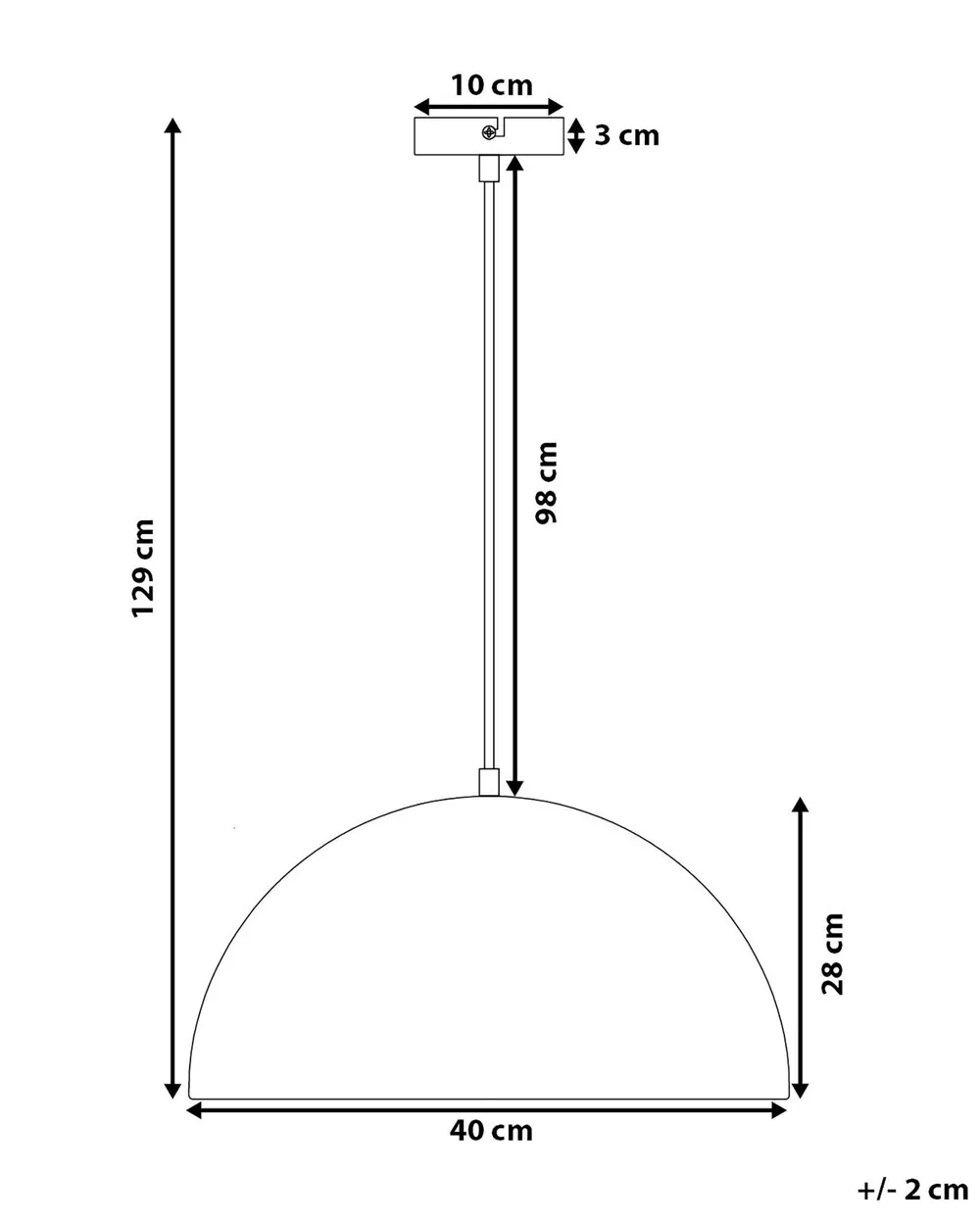 Pendant Lamp CETINA Metal White_685200
