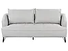 Sofa 3-Sitzer HOBRO Stoff Hellgrau