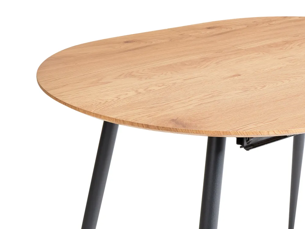 Ausziehbarer Esstisch CLAVET Hellbraun 120/160 cm 80 cm_975614