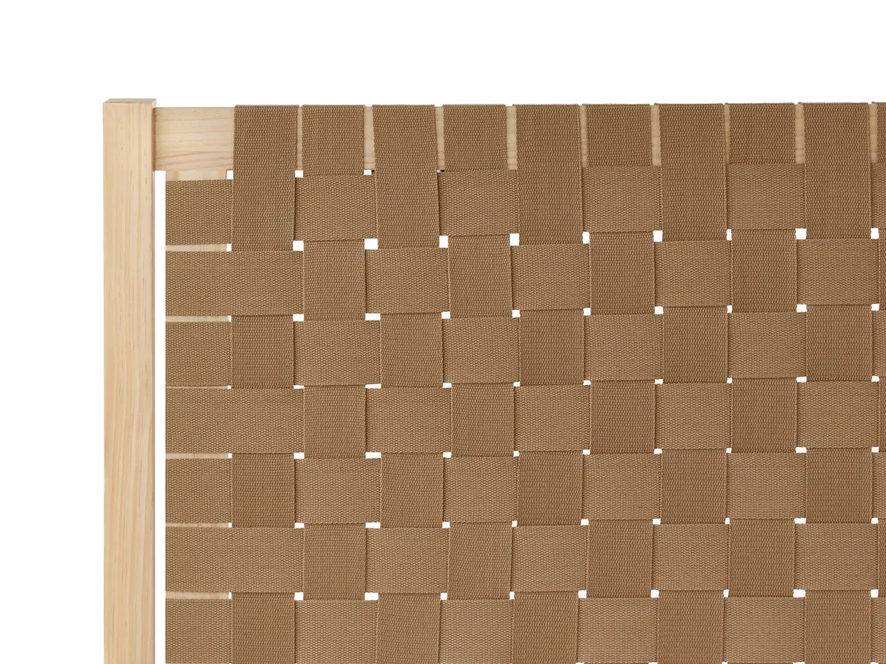 Bed Pine Wood BRUNEMONT 160 x 200 cm (EU King Size) Light Brown_1020219
