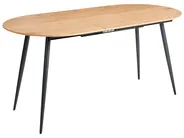 Ausziehbarer Esstisch CLAVET Hellbraun 120/160 cm 80 cm_975607