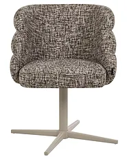 Dining Chair Swivel YOUNGSTOWN Fabric Taupe_1161807