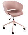 Bürostuhl GLEEFUL Stoff Rosa