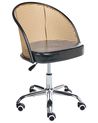Desk Chair BALTIMORE Faux Leather Black