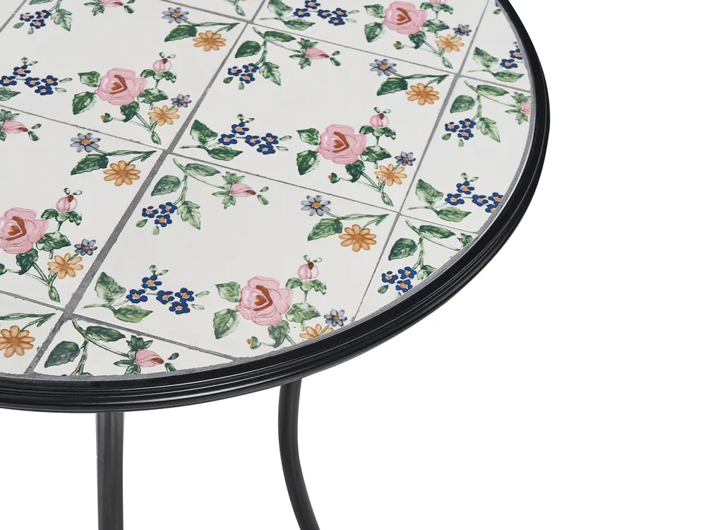 Bistro Set COLLIO Metall Schwarz_1066087