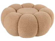 Pouffe BEAUFORT Boucle Light Brown_969191