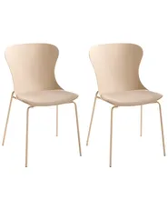 Esszimmerstuhl 2er Set PITSBURG  Beige_1076782
