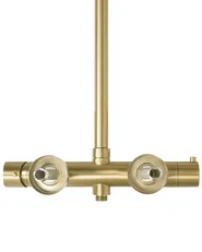 Duschsystem mit Mischbatterie und Regenbrause CATAMARCA Gold_1000242