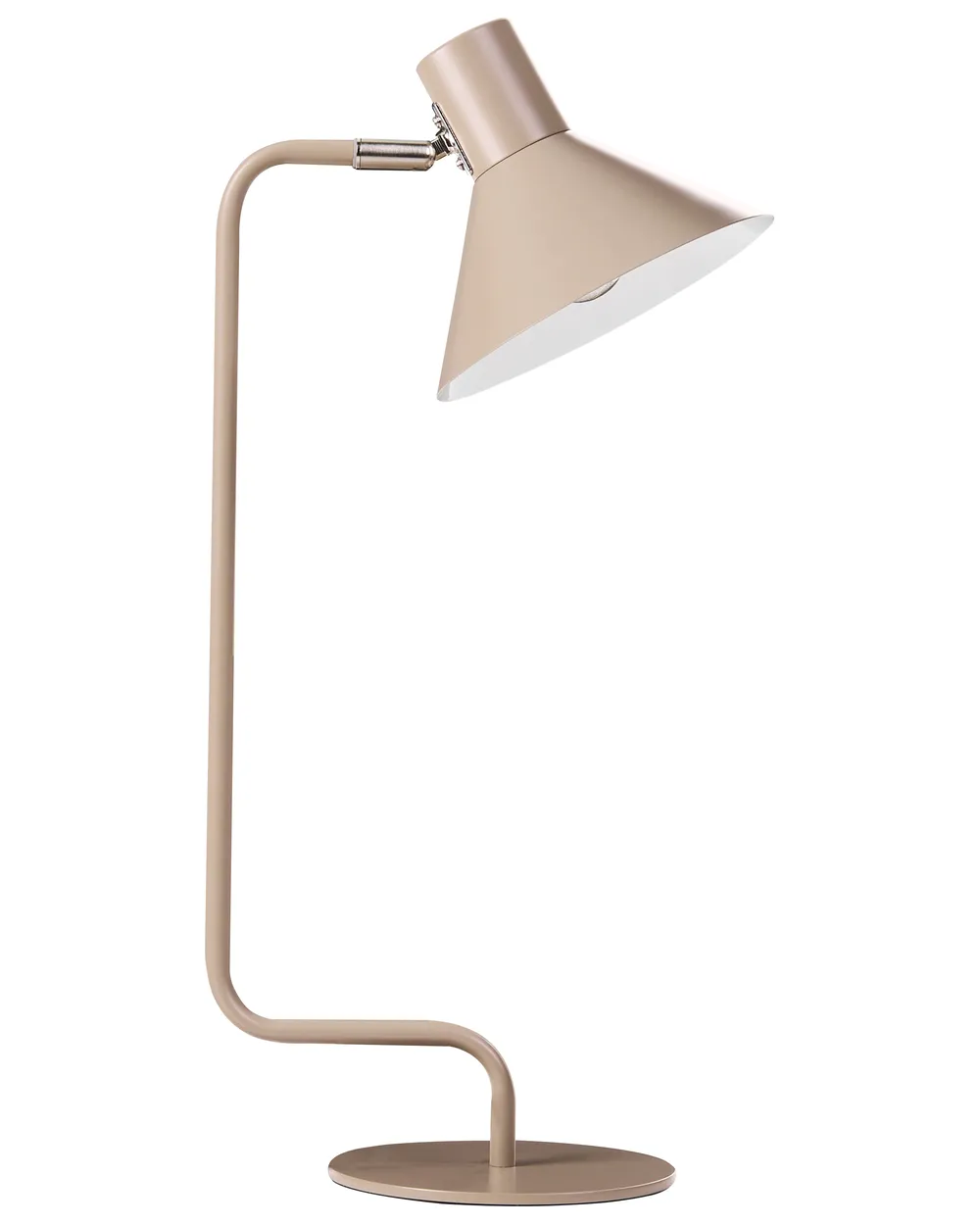 Schreibtischlampe RIMAVA Metall Beige