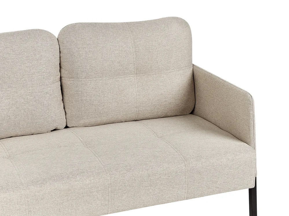 Sofa 2 Seater LAHTI Fabric Light Beige_930607