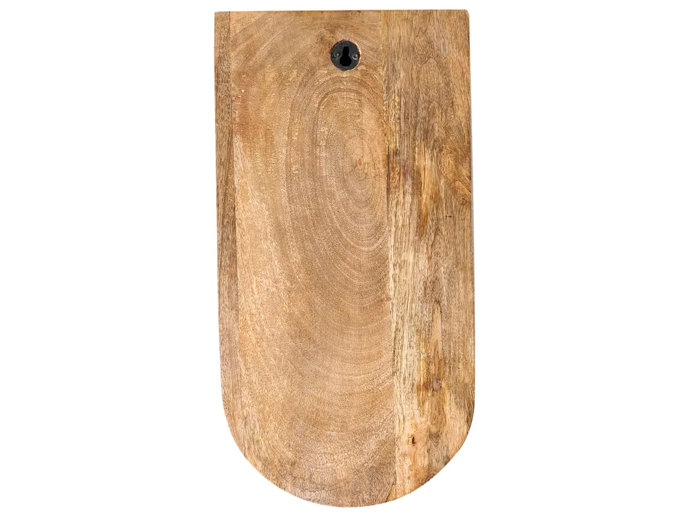 Wandobjekt Gesicht JIMETA 40 cm Mangoholz Blau_1038593